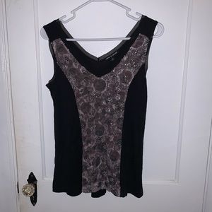 Cable & Gauge (sequin print top) Size Small